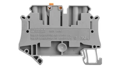 Złączka przelotowa 4-przewodowa z odłącznikiem nożowym 4mm2 szara UT 4-QUATTRO-MT P/P 3064056 /50szt./