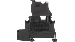 Złączka szynowa z bezpiecznikiem 5x20 2-przewodowa 4mm2 czarna UT 4-PE/HESI (5X 3073995