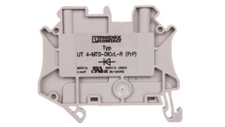 Złączka szynowa elementów kontrolnych 2-przewodowa 4mm2 szara UT 4-MTD-DIO/L-R 3046210 /50szt./
