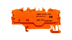 Złączka 2-przewodowa 2,5mm2 rozłączalna pomarańczowa TOPJOBS 2002-1972 /50szt./