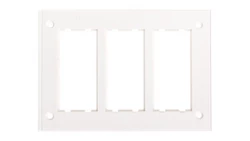 Simon Connect Ramka CIMA PRO potrójna 6xK45 pozioma do puszki SBM350 czysta biel SBM302/9