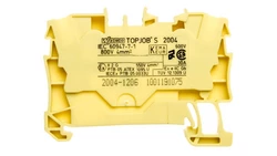 Złączka 2-przewodowa 4mm2 żółta TOPJOBS 2004-1206 /50szt./