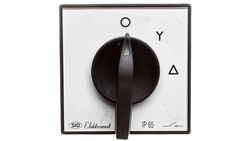 Łącznik krzywkowy gwiazda-trójkąt 3P 63A IP65 ŁK 63-22 z płytką 926322