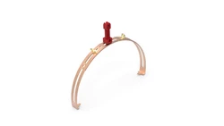 Uchwyt gąsiorowy uniwersalny miedziany z plastikiem g6 MAX 59.2 MAX CU /95901203/