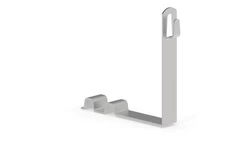Uchwyt pod dachówkę L-150mm nierdzewny z zamkiem 10.5 NI /91005005/