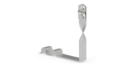 Uchwyt pod dachówkę L-150mm nierdzewny z zamkiem skręcony skręcany 11.5/S NI /91106005/