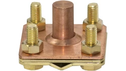 Zacisk do pręta uziomowego fi 14,2mm terragrom mosiężny 42.2.2 T MS /94242210/