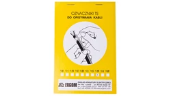 Oznacznik do opisywania ręcznego TS 51 biały E04ZP-02010100700 /20szt./