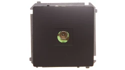 Simon Basic Gniazdo antenowe pojedyncze końcowe grafit matowy BMAK3.01/28