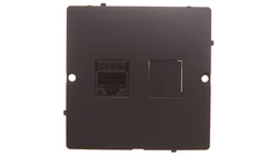 Simon Basic Gniazdo komputerowe RJ45 pojedyncze kategoria 5e (moduł) grafit matowy BMF51.02/28