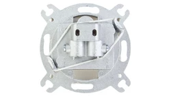 KARO Gniazdo antenowe RTV-SAT przelotowe ecru perłowy GPA-SSP/m/42