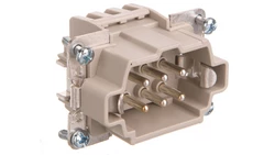 Wkład złącza 6P+PE męski 16A 500V EPIC H-BE 6 SF 10400000 /10 szt./
