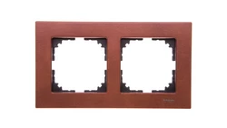 Merten M-Elegance Ramka podwójna drewno wiśniowy MTN4052-3472