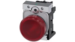 Lampka sygnalizacyjna kompletna 22mm czerwona LED 24V AC-DC metal przył śrubowe SIRIUS ACT 3SU1152-6AA20-1AA0