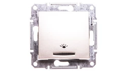 Sedna Przycisk światło element podstawowy satyna IP20 przycisk 1x SDN1800168