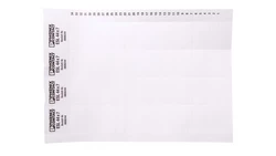 Taśma wtykana nieopisana biała 44x7mm ESL 44X7 0808244 /10szt./