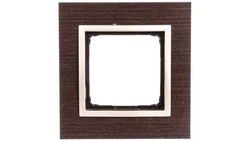 Simon 54 Nature Ramka pojedyncza drewno ZŁOTE WENGE DRN1/85