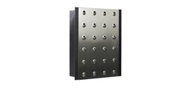 Dzwonek elektromechaniczny dwutonowy 85dB 230V AC antracyt/srebrny 411 SUB10000328