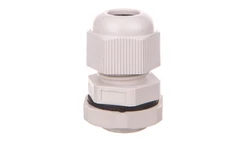 Dławnica kablowa M16x1,5 IP68 poliamidowa jasnoszara EM4717M