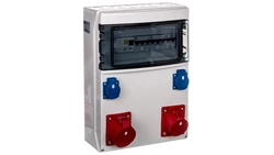 Rozdzielnica stacjonarna STAR 32A/5PxB32 16A/5PxB16 2GSx2B16 FI40 IP54 9023007W