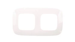 VALENA ALLURE Ramka podwójna biała 754302