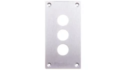 Płyta czołowa do montażu podtynkowego 3-otwory 22mm XAPE303