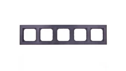 SONATA Ramka pięciokrotna czekoladowy metalik R-5R/40