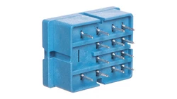 Gniazdo do serii 55.32/55.34/85.02/85.04 montaż do obwodów drukowanych (klip metalowy) 94.14SMA