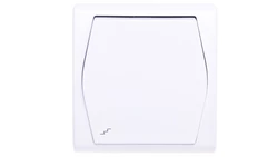 Hermes2 Łącznik schodowy biały IP44 ŁNT-2 1003-00