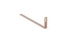 Uchwyt pod dachówkę L-415mm H-100mm miedziany z zaczepami 10.3.1/Z CU /91002803/