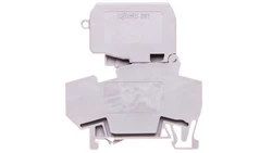 Złączka bezpiecznikowa 4mm2 szary 10A G 5x 25mm DIN 35mm 281-612/281-541 /50szt./