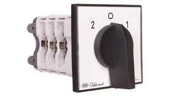 Łącznik krzywkowy 2-0-1 3P 63A z płytką IP65 ŁK 63-72 sieć-agregat 926372