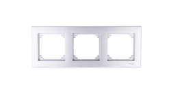 Merten M-Plan Ramka potrójna aluminium MTN486360