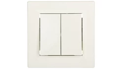 Łącznik Asfora świecznikowy kremowy z ramką EPH0300123