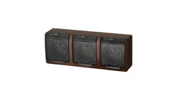 Hermes Gniazdo hermetyczne potrójne z/u 16A IP44 brązowe 0323-05