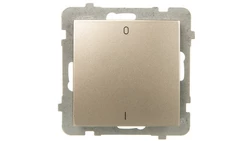 AS Łącznik podwójny satyna light ŁP-11G/m/45