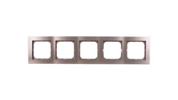 AS Ramka pięciokrotna satyna light R-5G/45