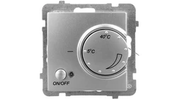 AS Regulator temperatury /czujnik podłogowy/ srebro RTP-1G/m/18