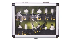 Komplet frezów widiowych trzpień 8 mm 12 szt. plastikowa kasetka do przechowywania 57H210 /12szt./