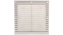 Kratka plastikowa z filtrem dla wentylatorów 172x150mm RAL7035 ZL-804 RAL7035