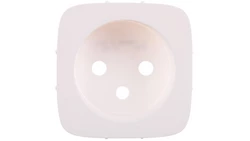 VALENA ALLURE Plakietka gniazda pojedynczego 2p+z biały 755305
