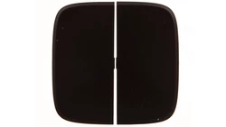 VALENA ALLURE Klawisz łącznika: schodowego podwójnego lub świecznikowego czarny 755028