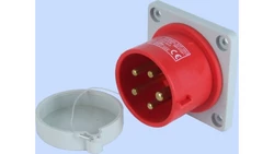 Wtyczka tablicowa prosta 16A 3P+N+Z 400V czerwona IP44 WTP 16 5 922030