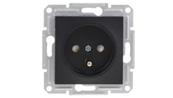 Gniazdo 2P+PE z przesł. bez ramki, antra EPH2800271