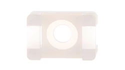 Uchwyt siodełkowy do opasek kablowych biały 4,8mm 9,5x15mm F=3,5mm BMSB5498E /100szt./