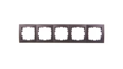 Berker B.Kwadrat Ramka pięciokrotna antracyt 5310158996