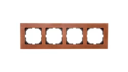 Merten M-Elegance Ramka poczwórna drewno wiśniowy MTN4054-3472