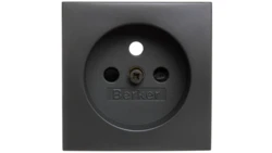 B.Kwadrat/B.3/B.7 Płytka czołowa gniazda z/u z przesłonami antracyt 3965768996