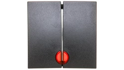 B.Kwadrat/B.3/B.7 Klawisz podwójny z czerwoną soczewką antracyt 16271606