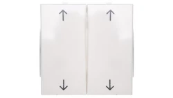 B.Kwadrat Klawisz podwójny symbol /strzałka/ biały połysk 5316448999